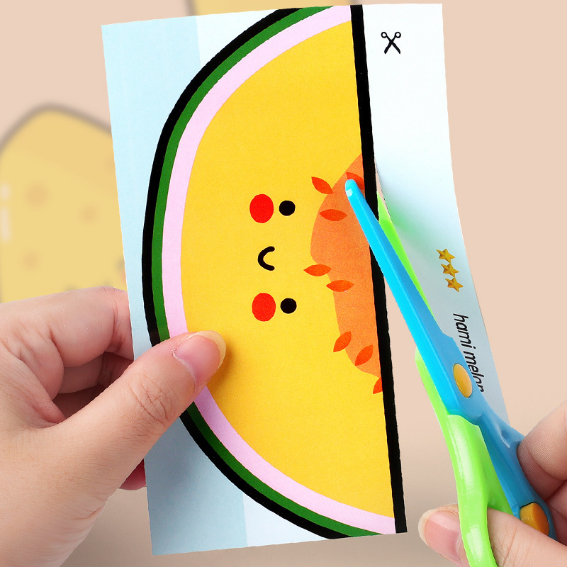 跨境剪纸儿童手工diy幼儿园入门3岁益智专注力训练折纸套装材料包|undefined
