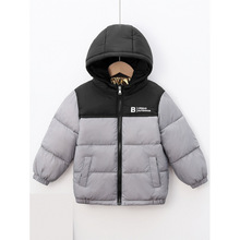 G 12735 Kids Color Block Down Jacket �д�ͯƴɫ���޷�