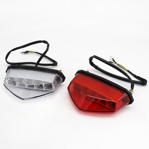 Motorcycle modified parts, decorative parts, large-displacement sports car, universal brake light, rear tail light, brake light, tail light assembly