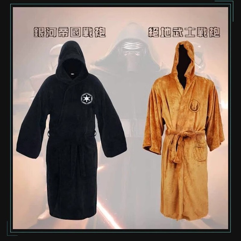 Star Wars Jedi Knight Nightgown Galactic Empire Flannel Bathrobe Home Clothes Pajamas Home Leisure