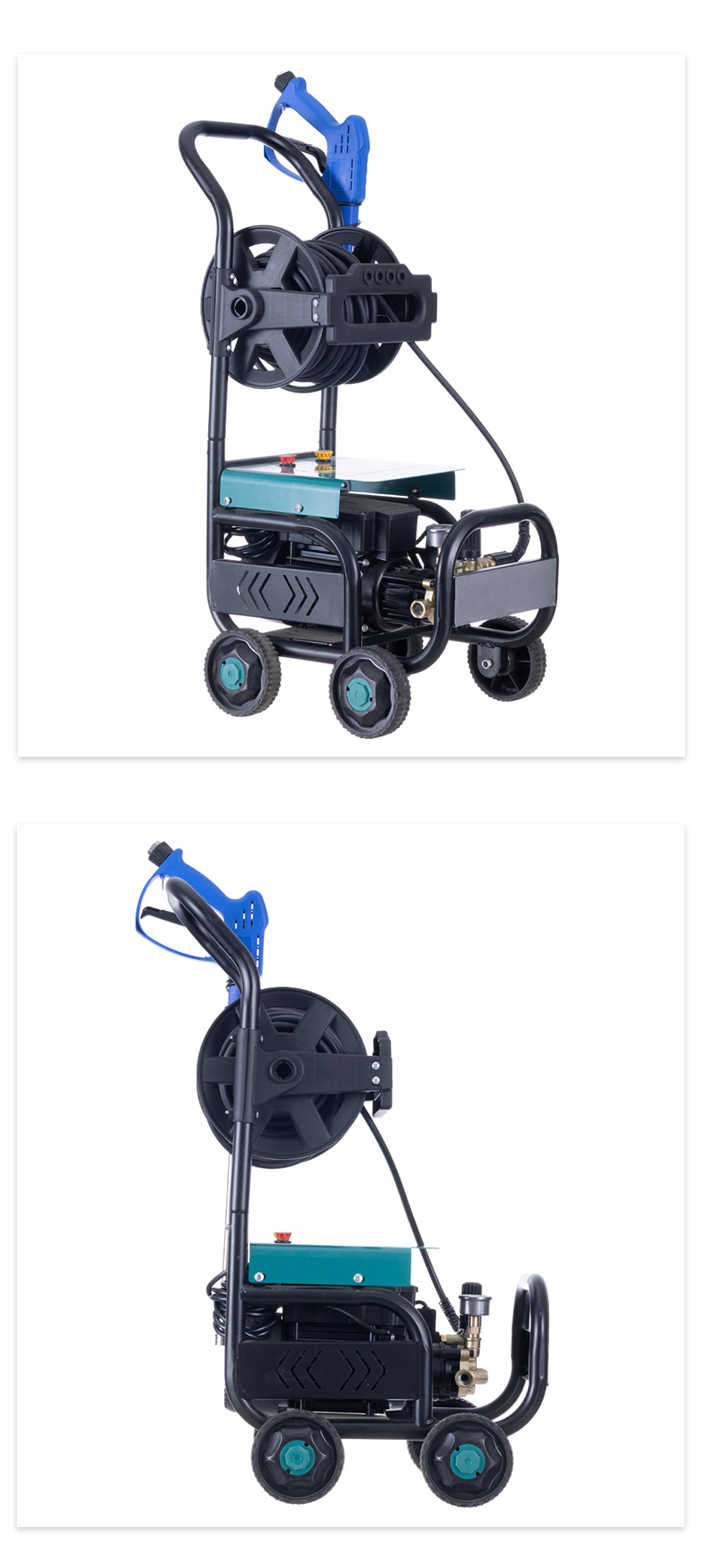 Household Car Washing Machine 220V Commercial Industrial Water Gun Powerful High-Pressure Cleaning Machine Water Pump High-Power Floor Cleaning Tool