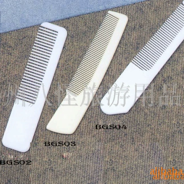 Отель Bed & Breakfast одноразовые гребень гостиничный номер туалетные принадлежности резиновый гребень Пластиковая Полоса гребень заводское утверждение