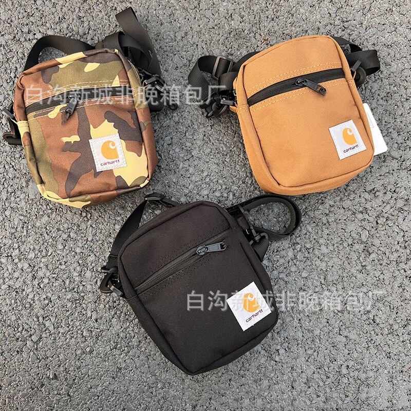 Cross-Border Fashion Versatile Unisex Shoulder Bag Crossbody Bag Carhartt Street Fashion Hip-Hop Casual Personality Phone Bag
