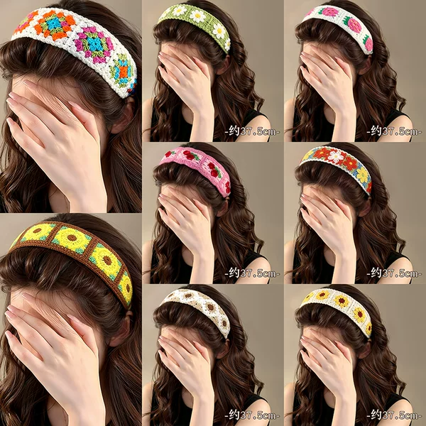 Children's hairband with adhesive strips for tidying bangs, magic tool for girls to fix hair, wide-edge headband for babies