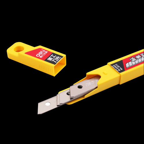 Deli 2012 small SK5 utility blade paper cutting blade utility knife replacement blade multi-blade edge trumpet