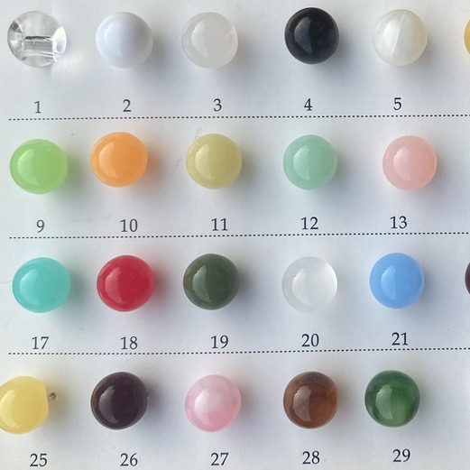 唐装汉服盘扣旗袍扣子树脂仿玉石珠子衬衫珍珠纽扣钮扣旗袍盘扣