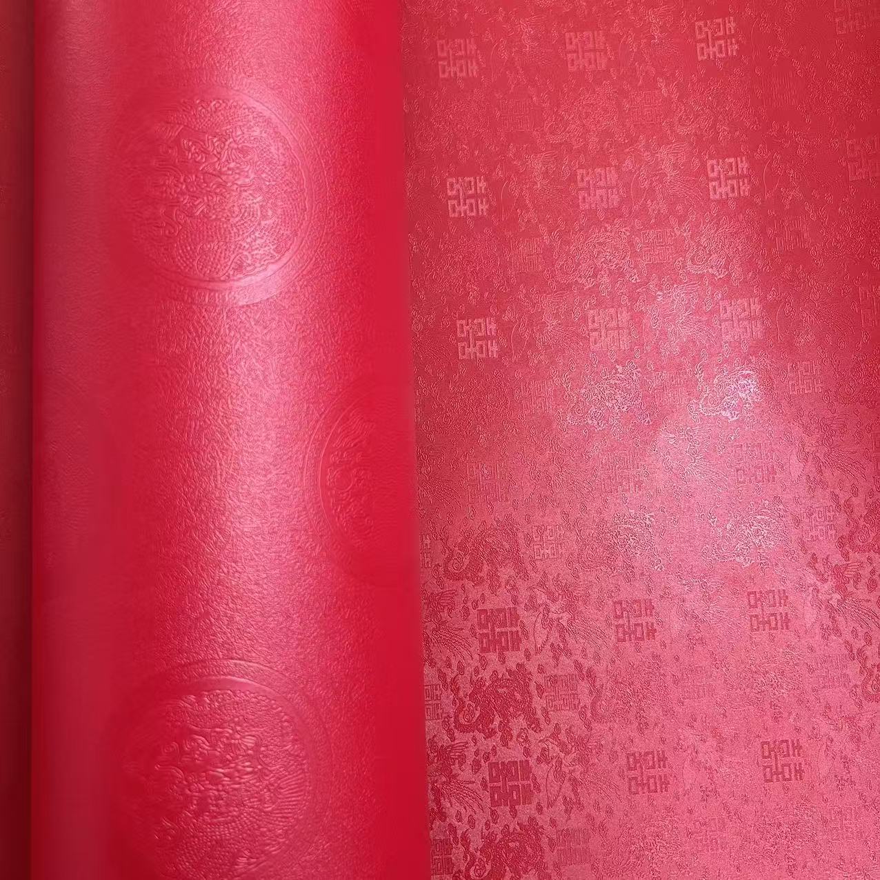 Fábrica de 120 gramos de papel de patrón de dragón chino, estilo nacional, papel especial de embalaje de regalos festivos