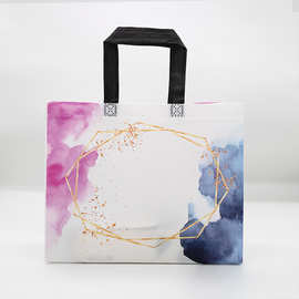 服装店新款无纺布覆膜购物袋加厚礼品手提袋现货女装袋定 制logo