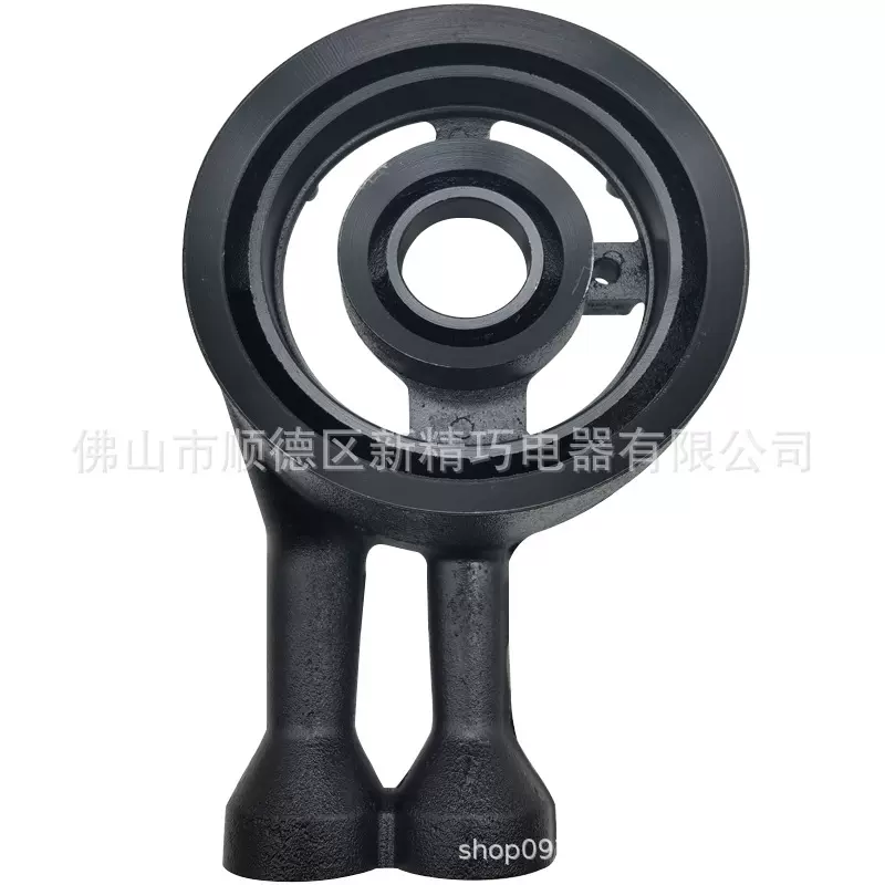 家用台式燃气灶维修配件130mm铸铁炉头出口跨境火盖分火器