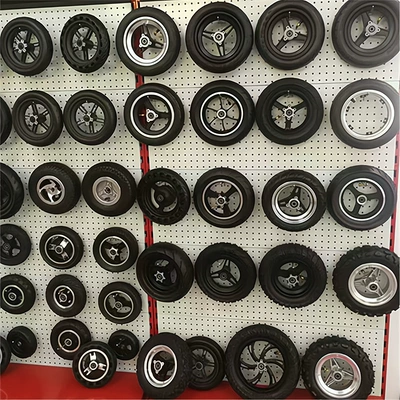 Manufacturer Wholesale Scooter Hub Folding Bike Aluminum Wheel Aluminum Alloy 14inch Generation Driving Bearing Tire Cross-Border Supply