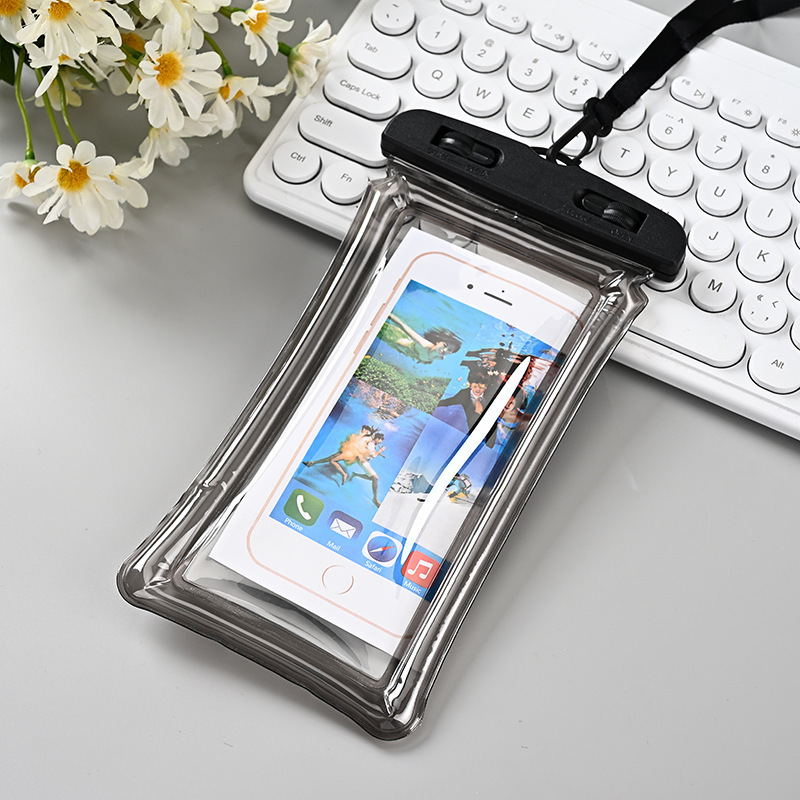 70% off 携帯電話防水バッグエアバッグ水泳温泉密封された保護カバーダイビングカバータッチスクリーン防水携帯電話バッグ|undefined
