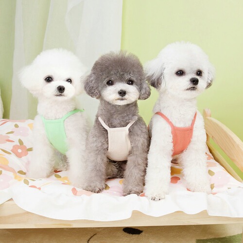 Pet Clothes Bichon Pomeranian Small Dog New Cat Vest Dog Summer Thin Cake Bear Sling