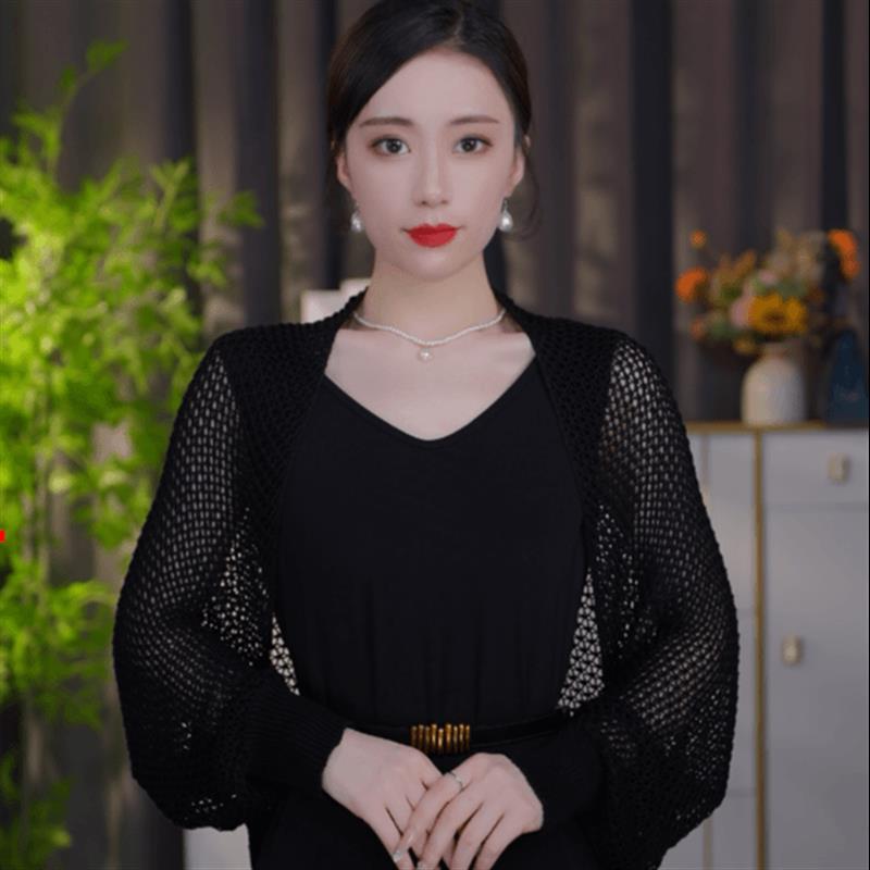 새로운 블렌디드 여름과 가을 니트 숄 다재다능한 스타일 패셔너블한 여성용 롱