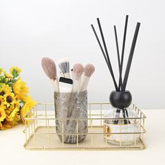オフィス鉄芸収納バスケットデスクトップごみバスケットスナック収納バスケット浴室テーブル整理メッシュバスケット