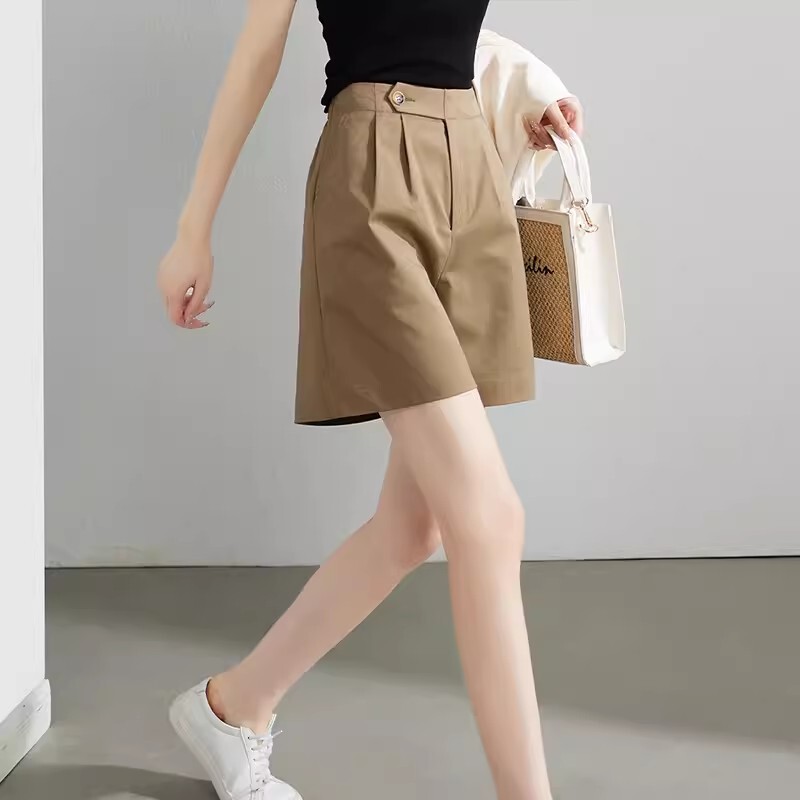 Soft and Thin Tencel A-Line Shorts Women's 2023 Summer New Loose Slim Casual Pants Soft and Thin Tencel A-Line Shorts Women's 2023 Summer New Loose Slim Casual Pants