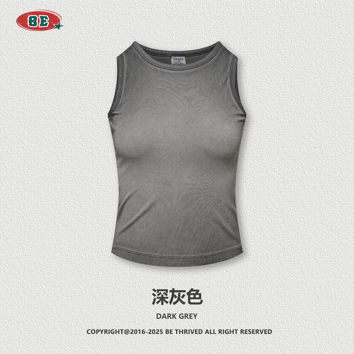 BE ropa de mujer | 2025 verano comercio exterior europeo y americano Amazon venta caliente viejo color frito sin mangas con chaleco dulce y fresco para mujer