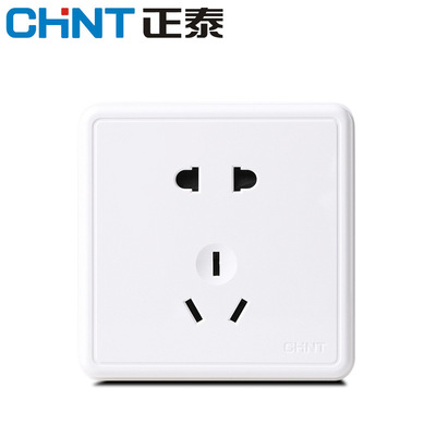 Chint Ming Zhuang switch white 1C Pentapore Fifteen No Magazine Wall switch panel