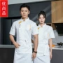 厨师半袖短袖夏季厨师服