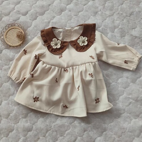 Baby clothes autumn new style baby girl princess bag fart clothes hundred days full moon princess dress jumpsuit