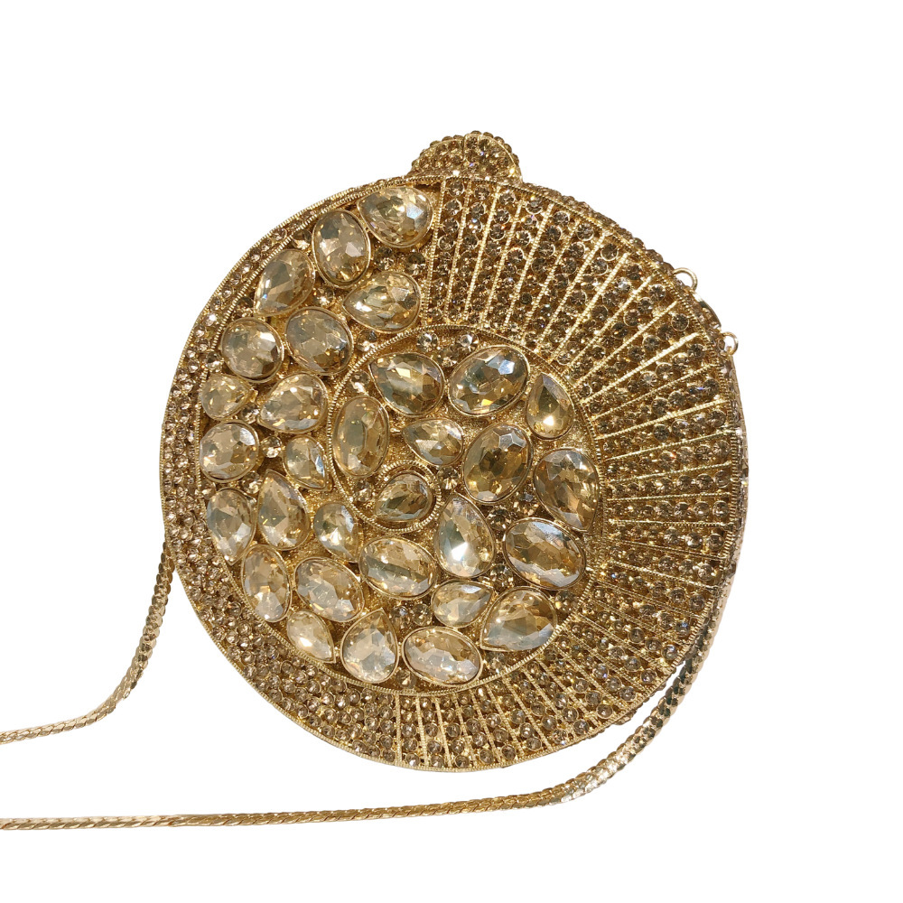 Nuevo paquete de diamante transfronterizo bolsas tridimensionales bolsas de diamante de diamante de nuevo oro