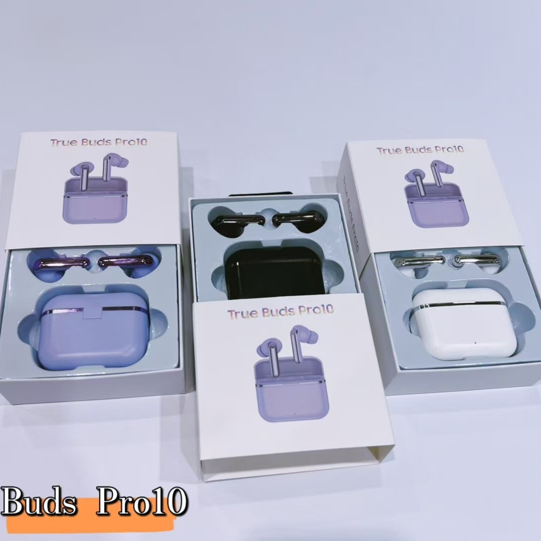 Comercio electrónico transfronterizo comercio exterior venta caliente inalámbrica Buds pro10 auriculares Bluetooth auriculares de música estéreo universal image 4