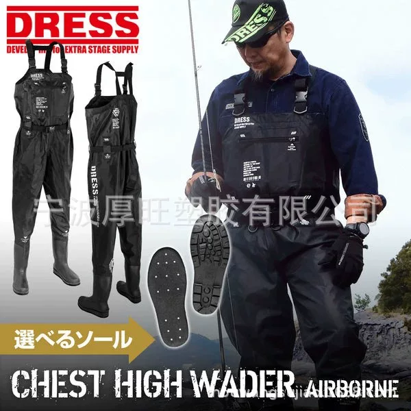 Lightweight Nylon Waders, Wading Pants, Fishing Pants, Custom Production, Export Cross-Border Half-Length Adult Waders