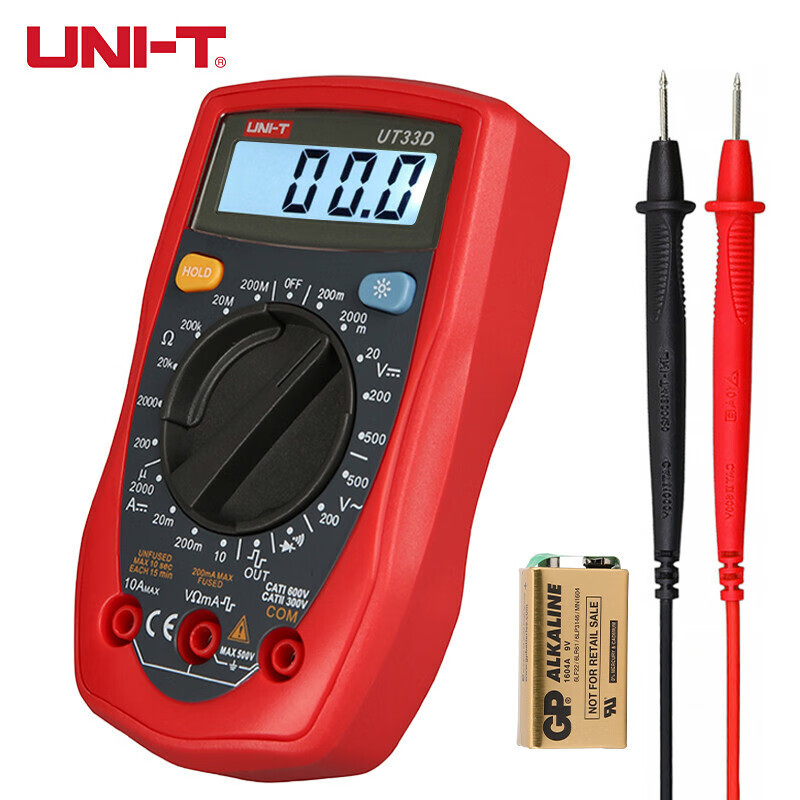 UNI-T UT33D multímetro digital de mano (2 a generación)