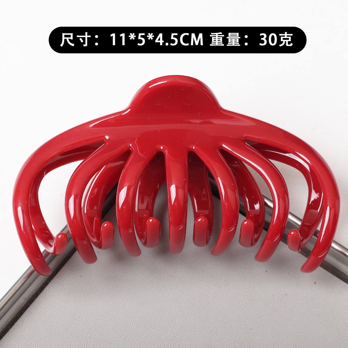 Capacidad de cabello de PC clip de cabello para mujeres clip de cabello retrógrado francés retrógrado clip de cabello de tiburón clip de red rojo 2025 nuevo