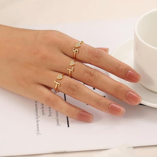 1 Piece Quantity Wholesale Jewelry Vacation Classic Style Heart Shape Copper Zircon Inlay Open Rings