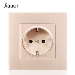 16A European standard plug German plug panel German standard plug 86 type German plug panel wall-mounted European standard