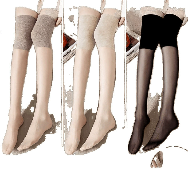 Knee pads, keep warm ultra thin non-slip tights, increased thickness