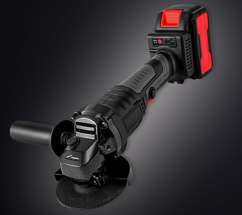 批发无刷多用途100型充电锂电角磨机 切割打磨抛光角向磨光机