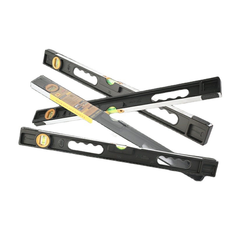 波斯工具 铸铝水平尺精度水平尺加大水泡可敲击600mm