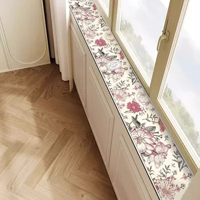 Avtomobil döşəmə paspasları — Mat, Window Edge Workbench Mat - splendid-floral-charm-20x100cm