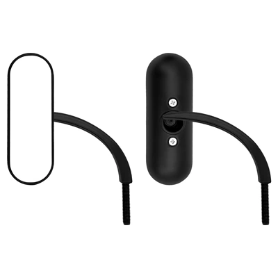Motorcycle retro rearview mirror Motorcycle rearview mirror - matte-black