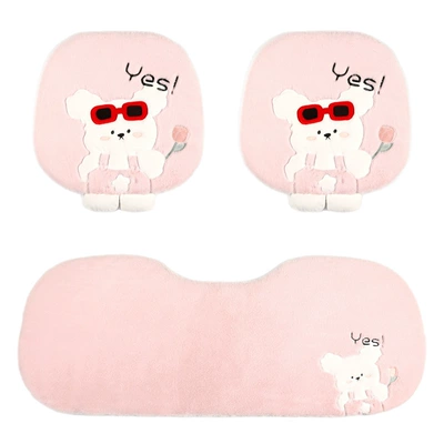 Winter Butt Cushion Cartoon, Wool pad