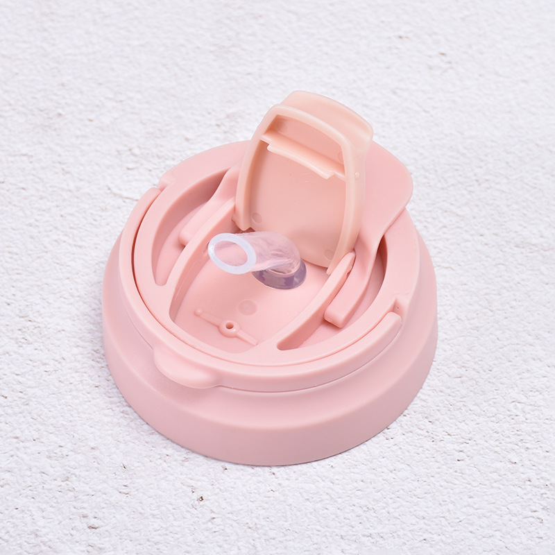 Portable Plastic Water Bottle With Straw For Girls And Coffee_voghion.com