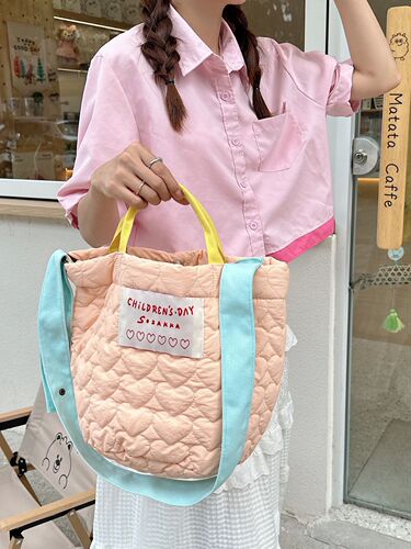 3765 ins Zhao Lusi's same handbag new large-capacity taro purple portable crossbody bag mommy bag