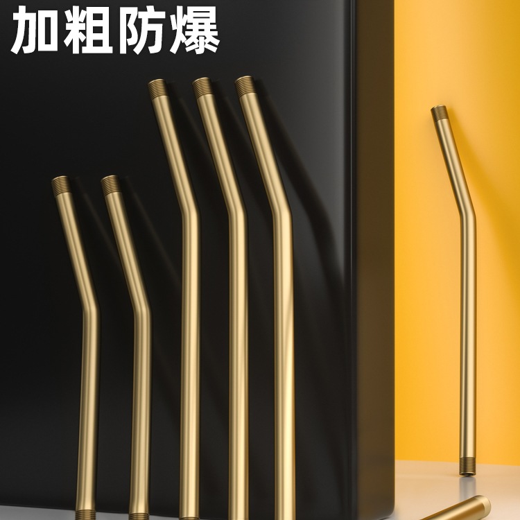 手动气动黄油枪连接管硬管枪管枪头嘴尖头管子打黄油嘴头配件仅涂