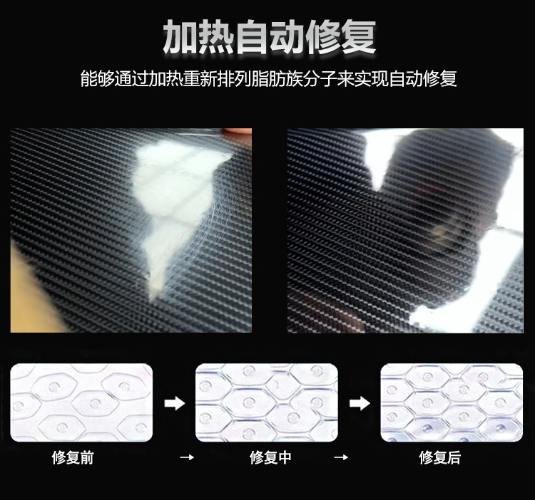 Tpu Color Changing Film Carbon Fiber Car Sticker Colorful Ppf Stereo Twill Film Car Carbon Fiber Film Bulk Factory Wholesale