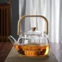 耐热泡茶玻璃普洱提梁壶