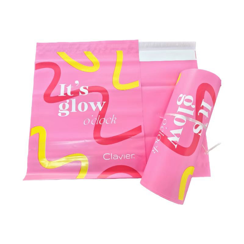 Promotional 16 Silk Full Version Pink Printing New Material White Express Bag Glue Sticker White Bag Non-Printing Range Promotional 16 Silk Full Version Pink Printing New Material White Express Bag Glue Sticker White Bag Non-Printing Range