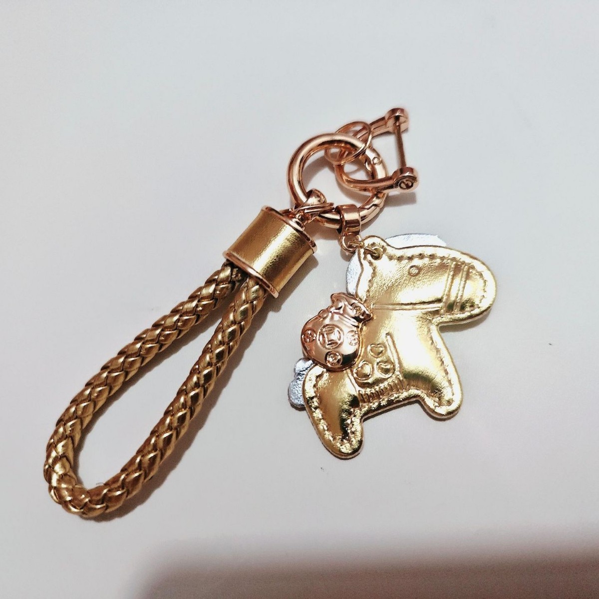 新款马上有钱马年手绳钥匙扣创意个性精致汽车钥匙链挂件批发礼品