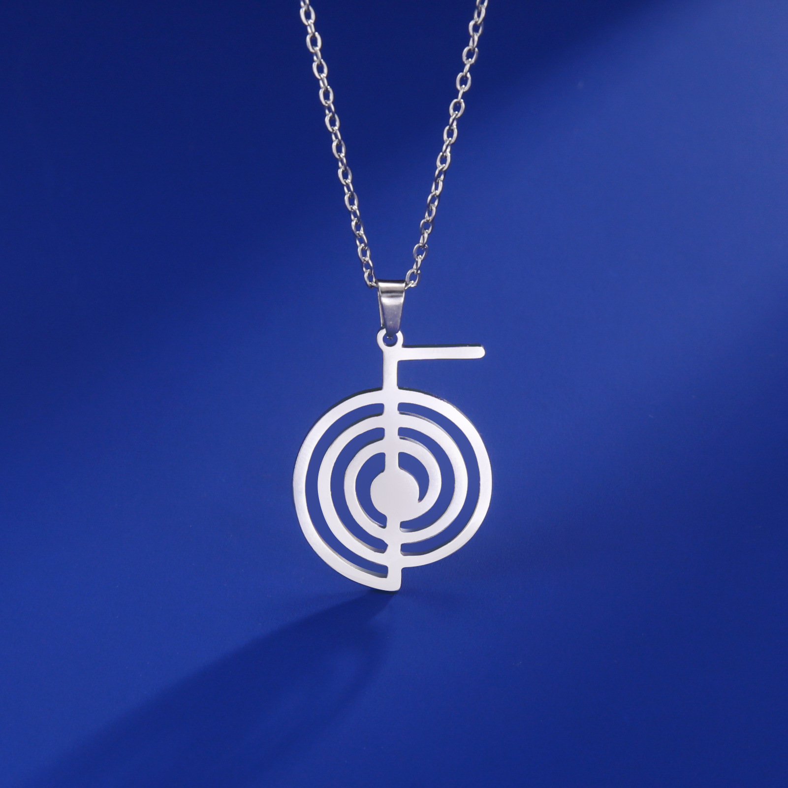 Geometric Spiral Pendant 6