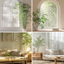 新款男女主播居家口播背景布感现代简约温馨直播间背景墙