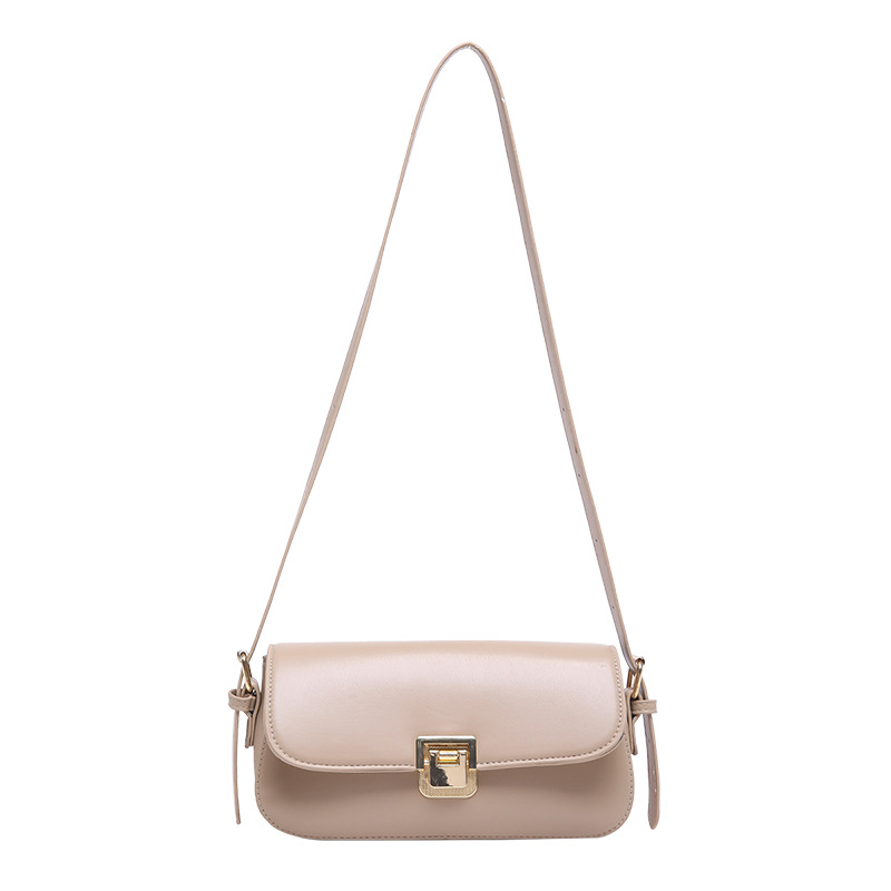 Popular bolso bajo la axila para mujeres 2024 invierno nuevo estilo de moda simple bolso de hombro de estilo extranjero bolso retrógrado para mujeres