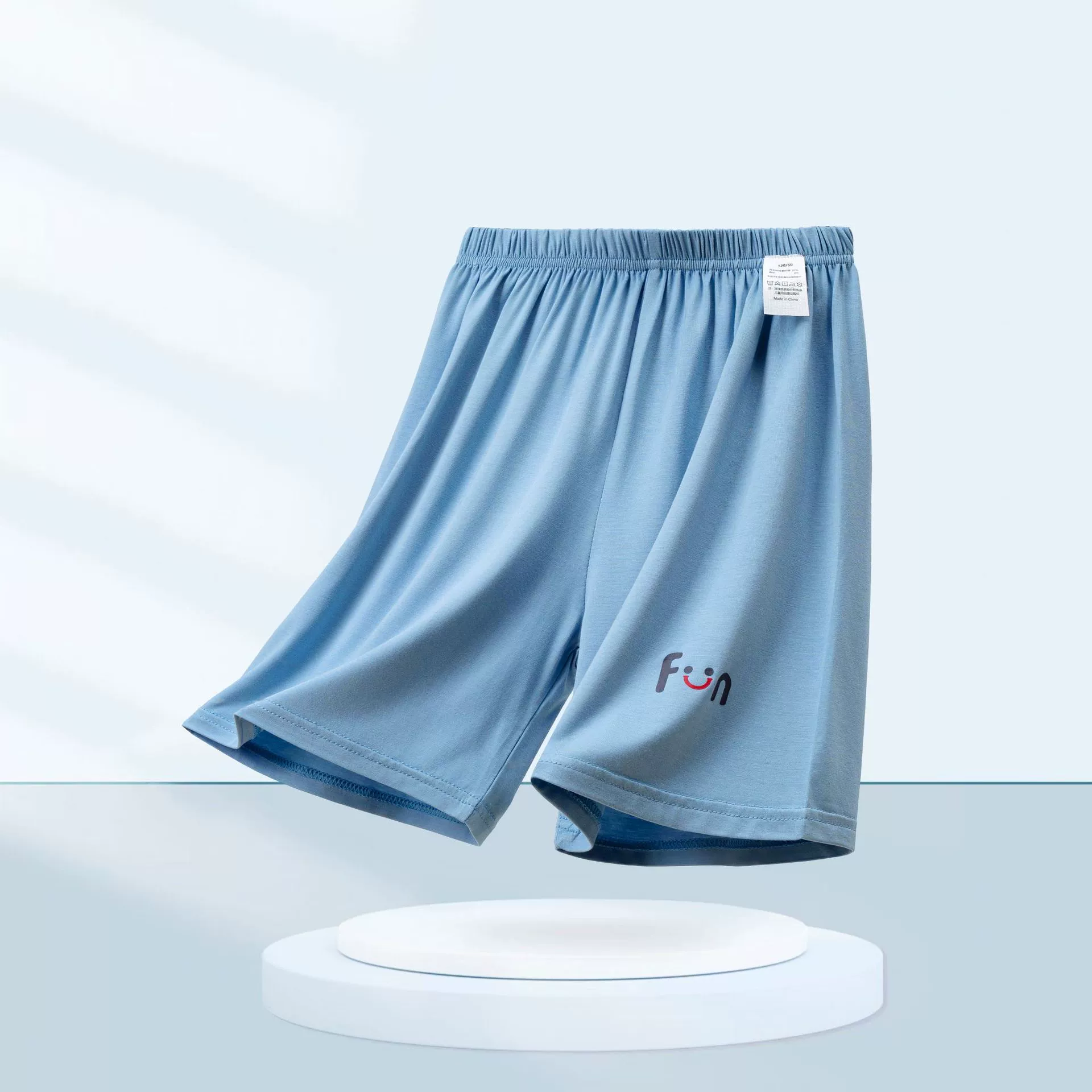 Summer children's shorts for boys, thin pijama, silk trousers for leisure, for teenagers