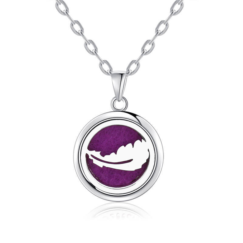Amazon AliExpress acero inoxidable árbol de la vida aleación colgante aromático pareja puede abrir caja de perfume hueco redonda