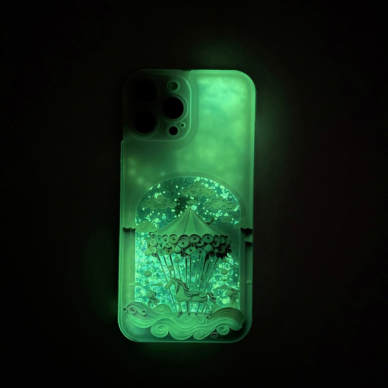Luminous Liquid Sand Phone Case For Iphone 15 Pro Max And 14 13_voghion.com