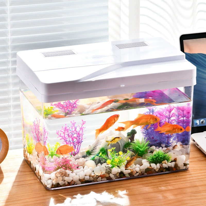 Новый аквариум для черепах, небольшой открытый террариум для разведения в гостиной, аквариум для черепах с платформой для загара, экологичный аквариум.